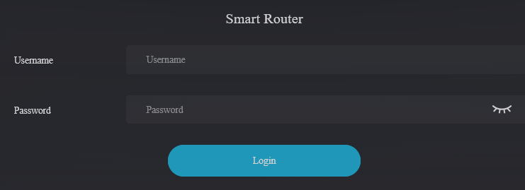 Pantalla de Logueo Router Pulse