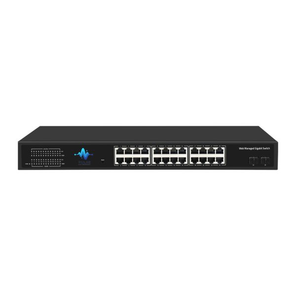 PNET-24E2SWM | 26 Port Gigabit Ethernet Web Managed Switch