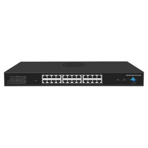 PNET-P24E2SWM | 26 Port Gigabit Ethernet Web Managed 400W PoE+ Switch