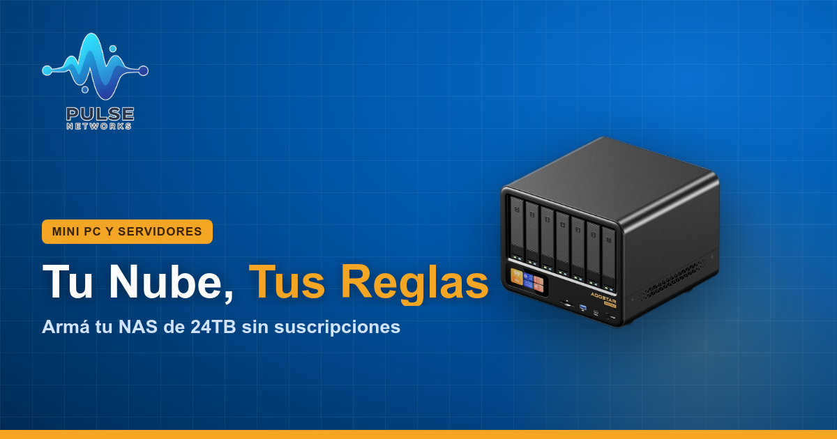 Guía: Armá tu Primer NAS Casero con 24TB y Dejá de Pagar la Nube