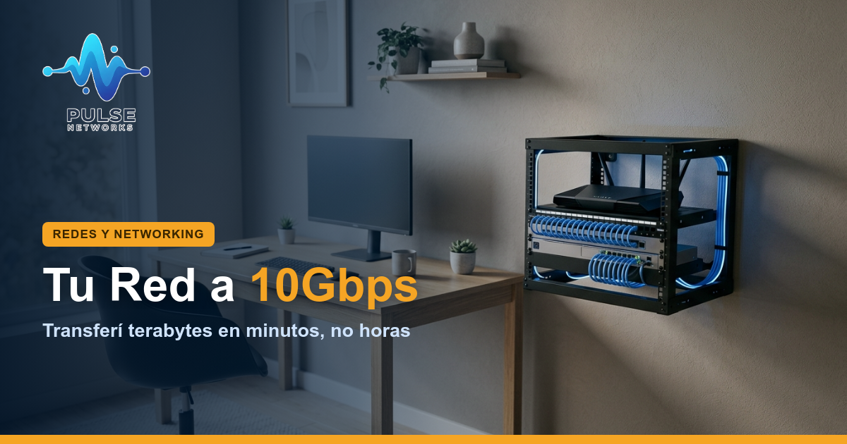 Guía Homelab: Cómo Montar tu Red 10Gbps para un NAS ultrarrápido