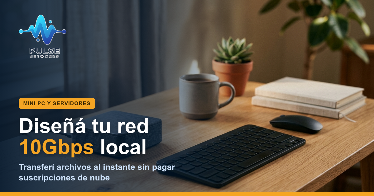 Red local de 10Gbps: diseñá tu homelab para transferir al toque