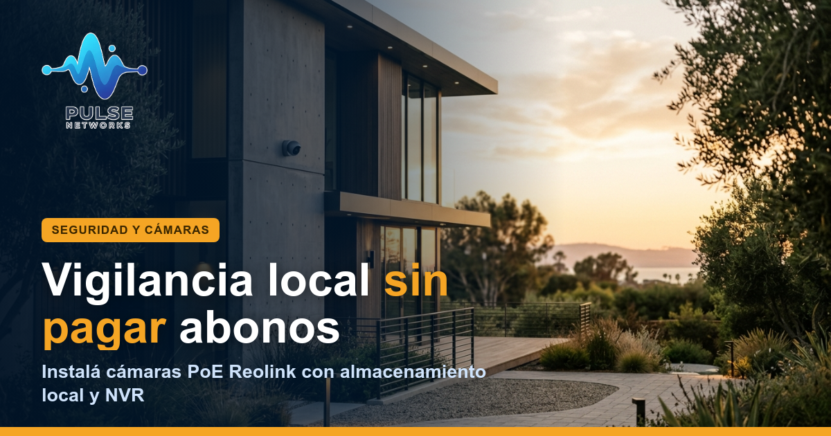 Cómo instalar cámaras PoE Reolink con NVR e Inteligencia Artificial
