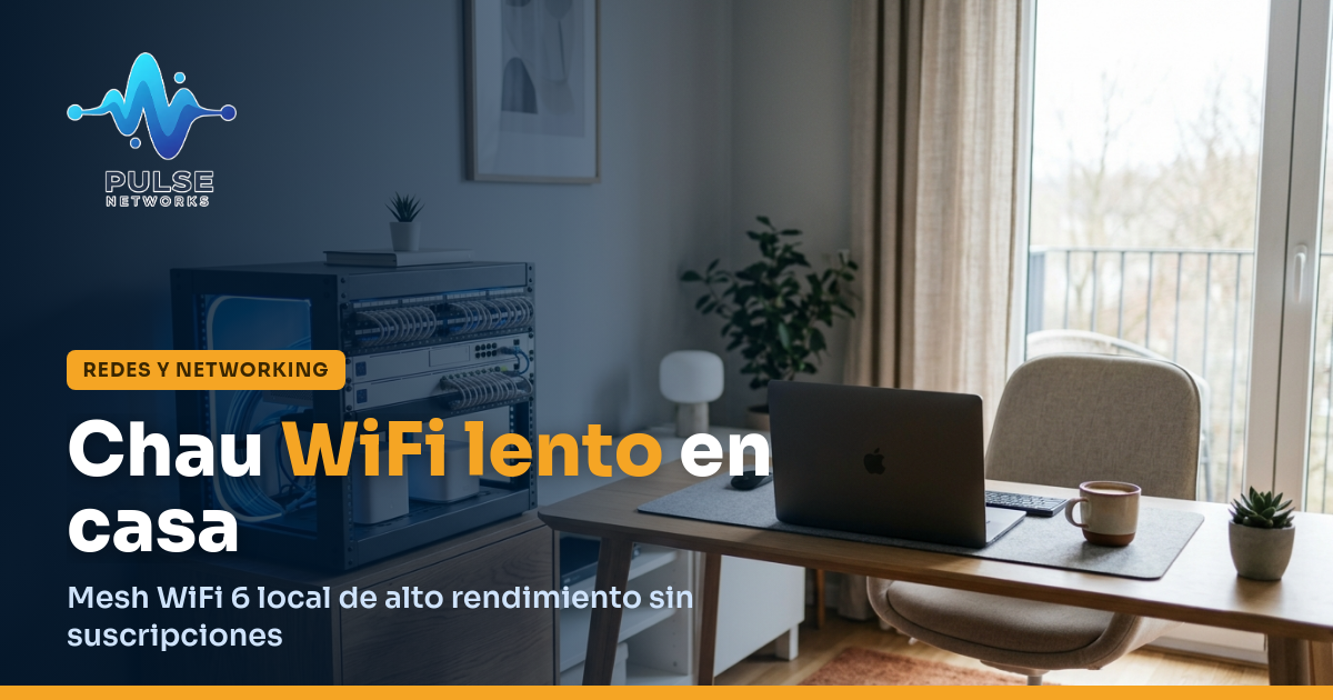 Mesh WiFi 6 en casa: Chau zonas muertas sin tirar cables