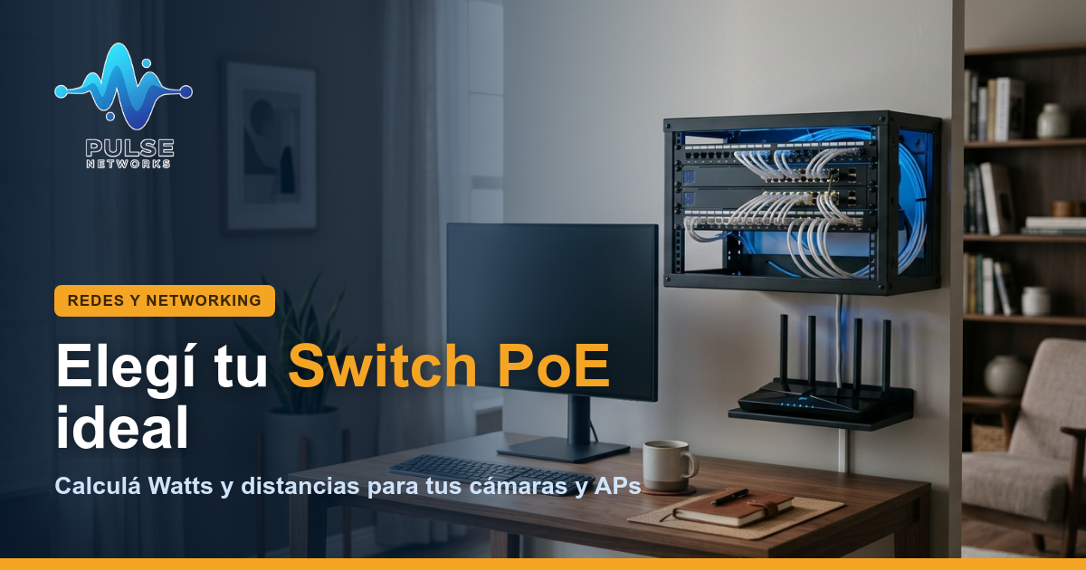 Maximizá tu red PoE: Elegí tu switch y calculá distancias
